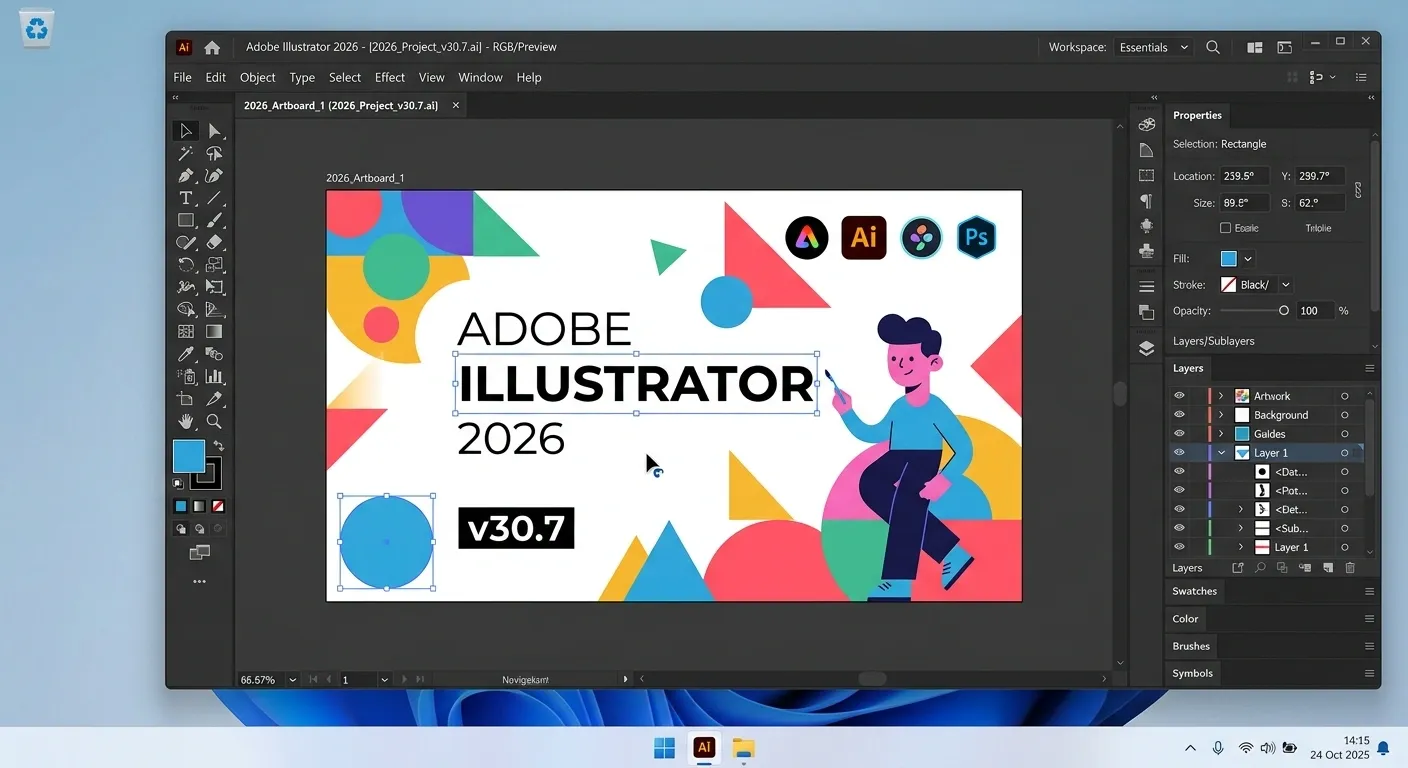 Download Adobe Illustrator 2026 Free untuk Windows