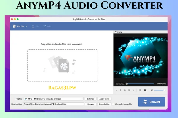 AnyMP4 Audio Converter Update Version 2024