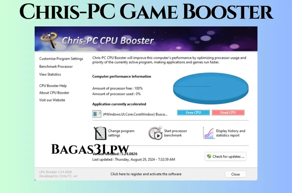 Chris-PC Game Booster Full Terbaru