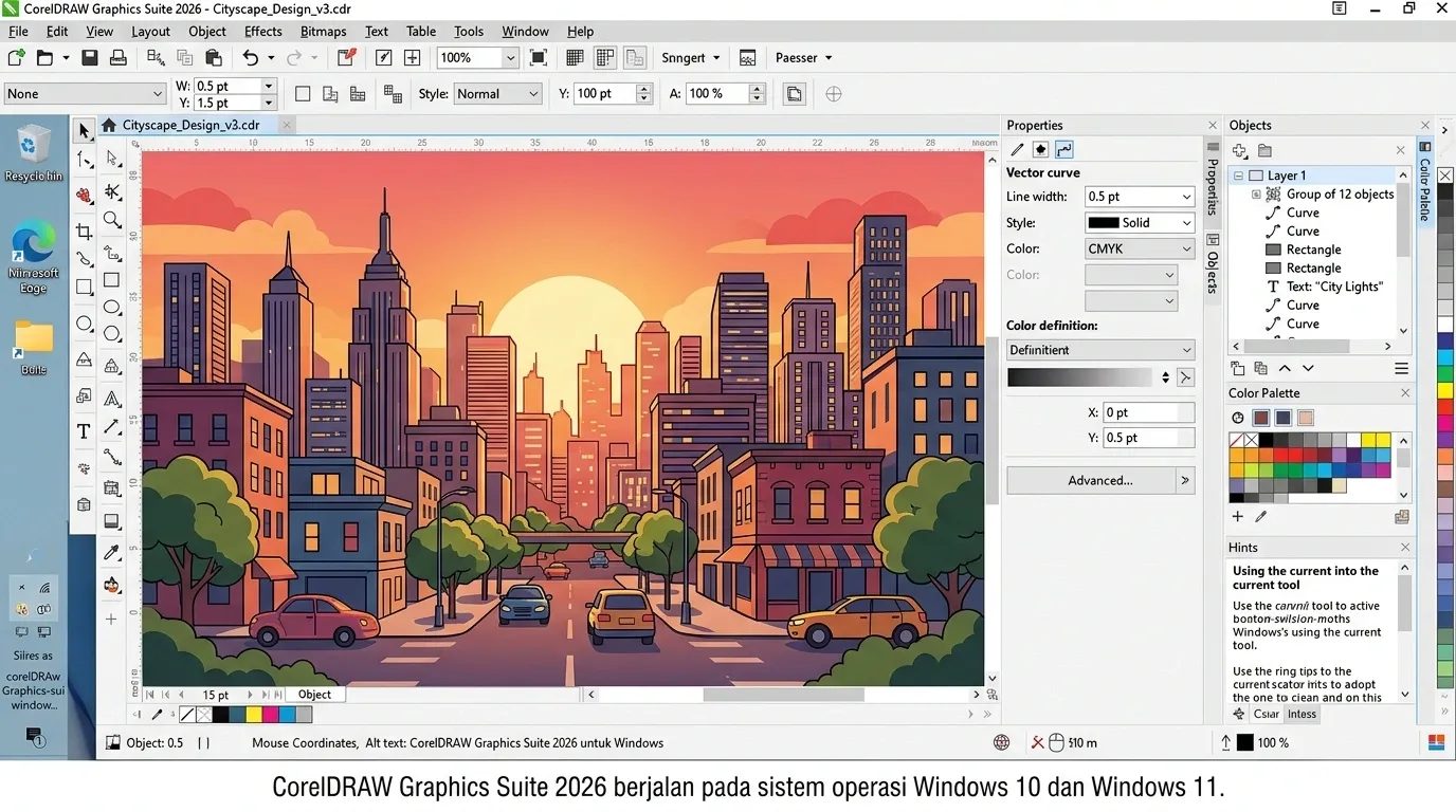 CorelDRAW Graphics Suite 2026 untuk Windows