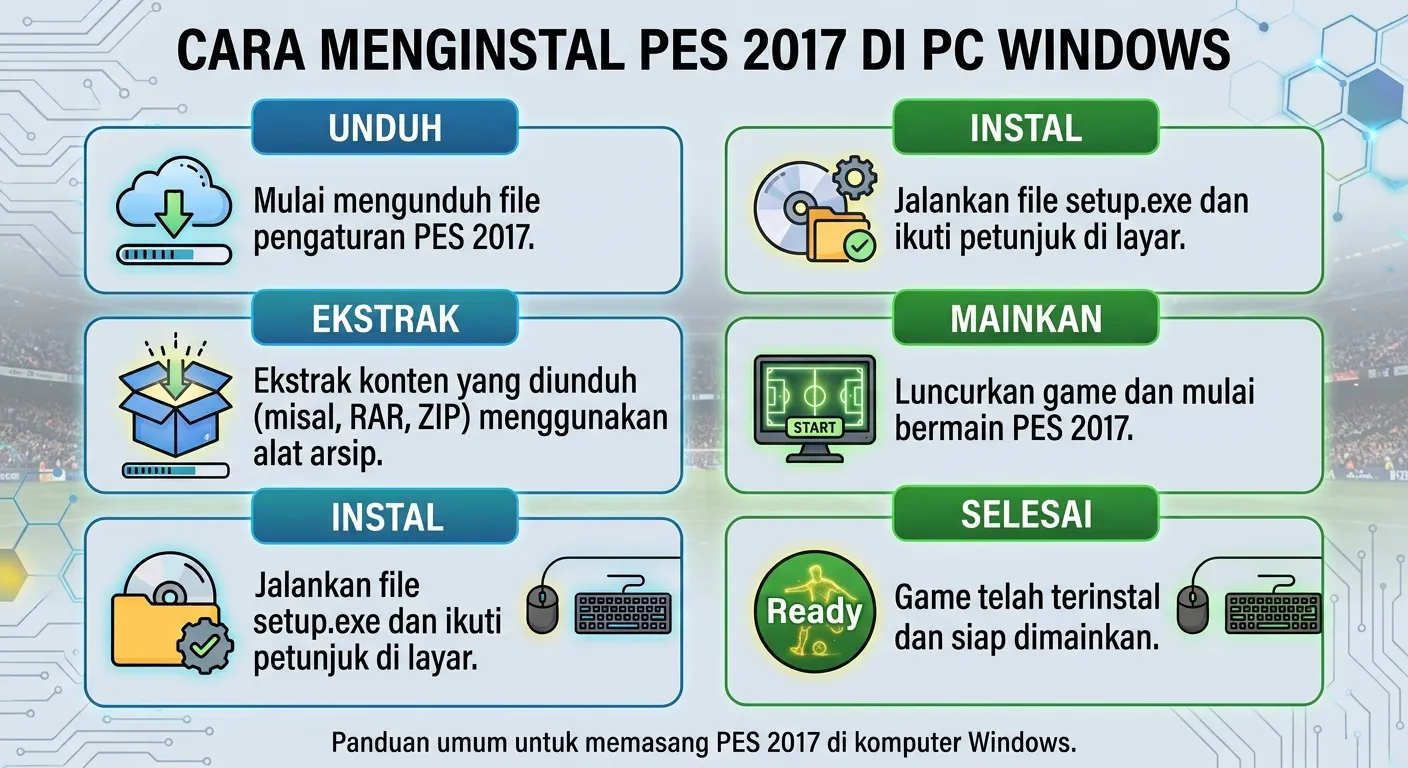 How to install PES 2017 on Windows PC