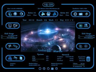 The Beast Rainmeter Skins / Theme 2013 lunadreamblue-8666447