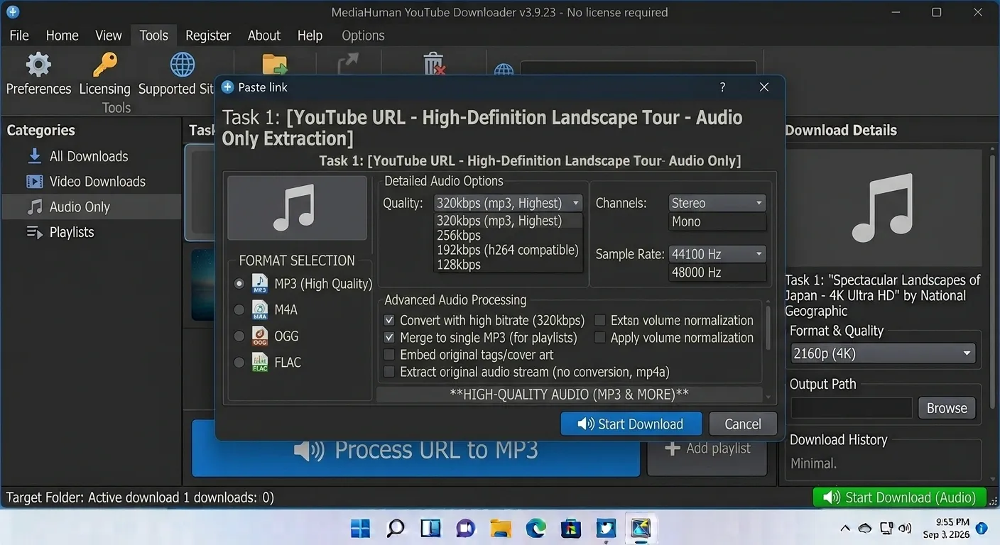 MediaHuman YouTube to MP3 download