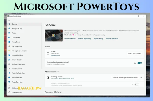 Microsoft PowerToys Download 2024