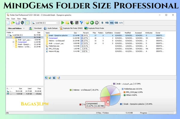 MindGems Folder Size Professional Download 2024