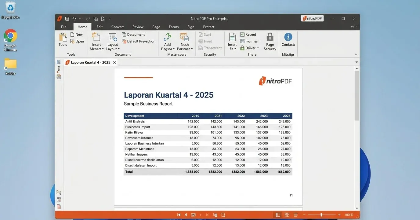 Nitro PDF Pro Enterprise v26.1.6 interface