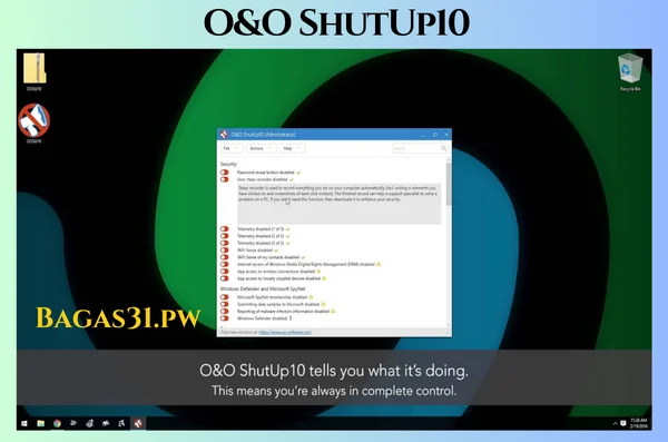 O&O ShutUp10 Free Download