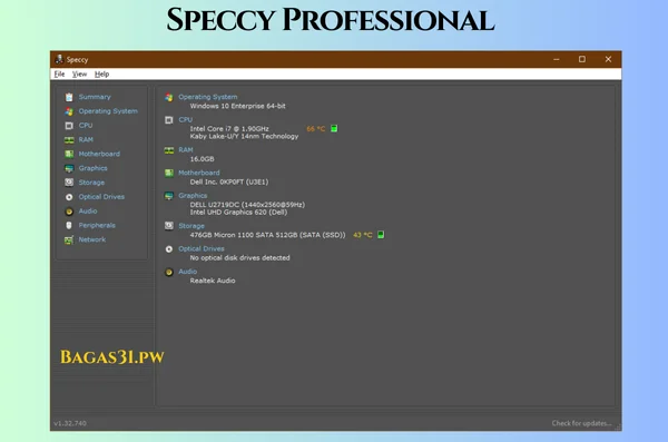 Speccy Professional Terbaru Version 2024