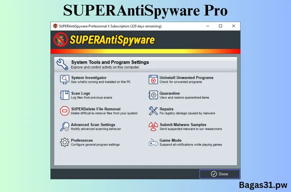 SUPERAntiSpyware Pro Free bagas31