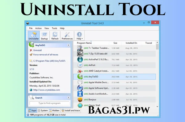 Uninstall Tool Full Bagas31