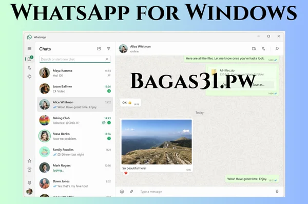 WhatsApp for Windows Full Terbaru