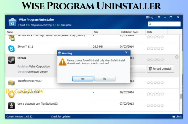 Wise Program Uninstaller Terbaru Version