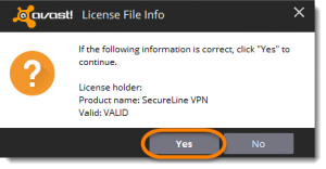 Avast Secureline VPN Activation Key