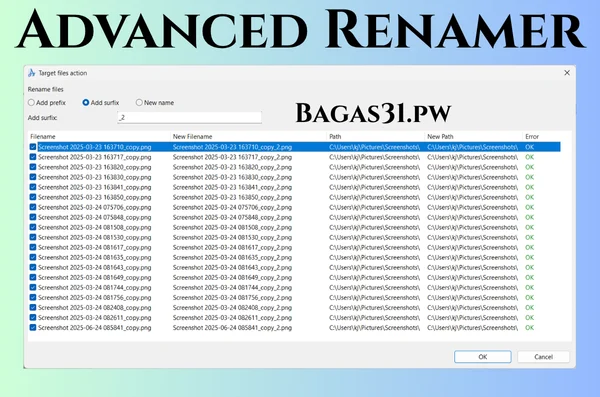 Advanced Renamer Free Download