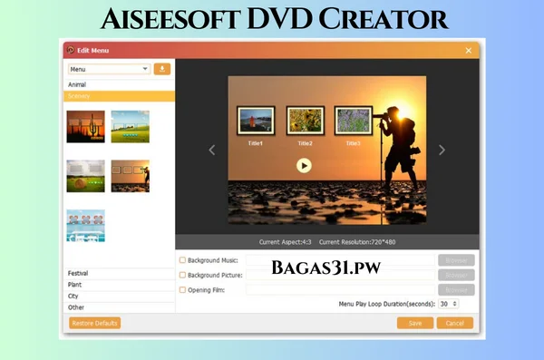 Aiseesoft DVD Creator Free Download