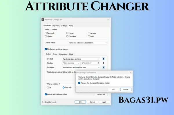 Attribute Changer Free Download