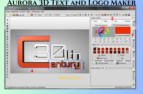 Aurora 3D Text and Logo Maker Latest Download 2024