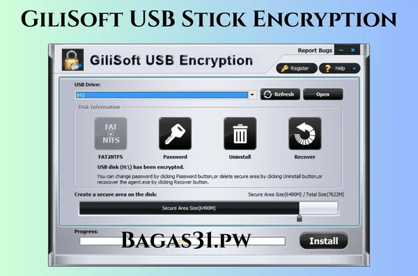 GiliSoft USB Stick Encryption Full Bagas31
