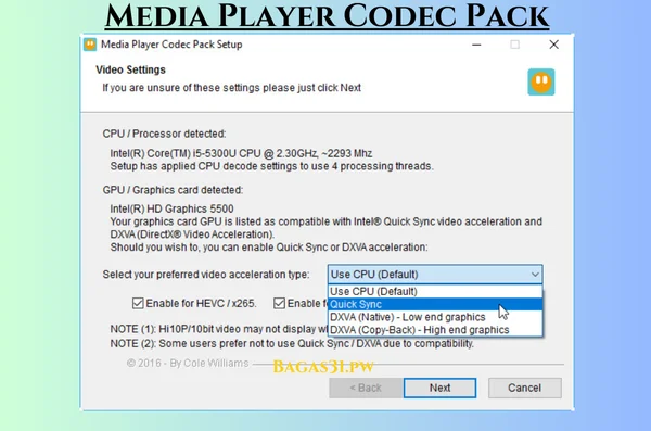 Media Player Codec Pack Latest Download 2024