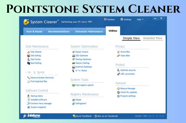 Pointstone System Cleaner Free Download