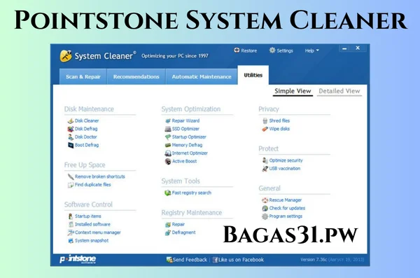 Pointstone System Cleaner download for pc