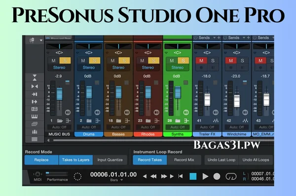 PreSonus Studio One Pro Full Terbaru
