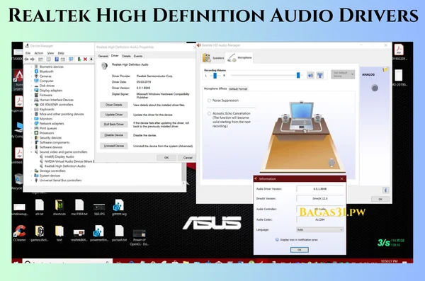 Realtek High Definition Audio Drivers Download 2024