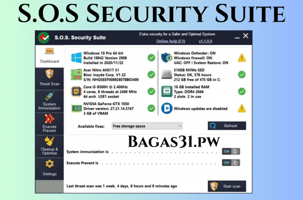 S.O.S Security Suite Full Bagas31