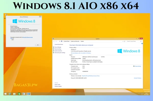 Windows 8.1 AIO x86 x64 Latest Version 2024