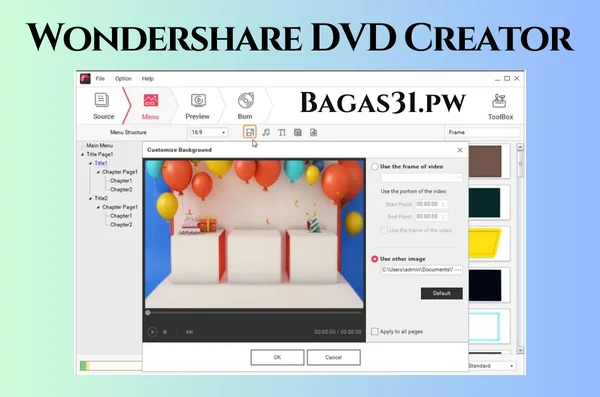 Wondershare DVD Creator Free Download