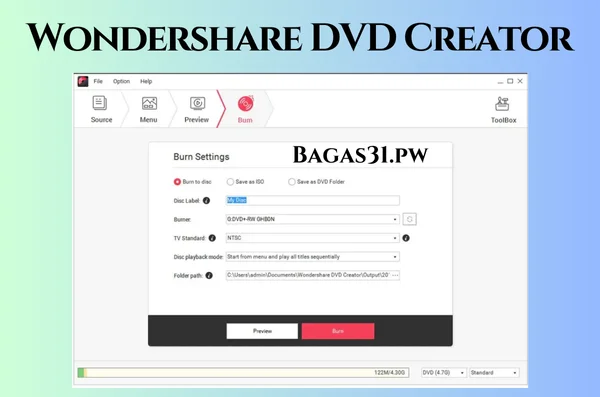 Wondershare DVD Creator Full Terbaru