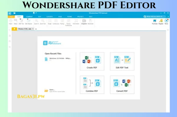 Wondershare PDF Editor Download 2024