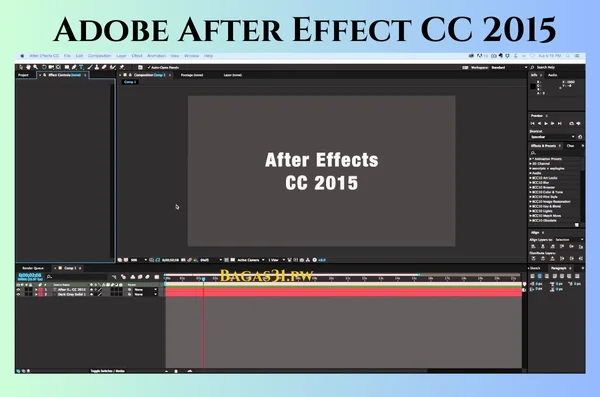 Adobe After Effect CC 2015 Latest Version 2024