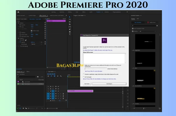 Adobe Premiere Pro 2020 Latest Version 2024