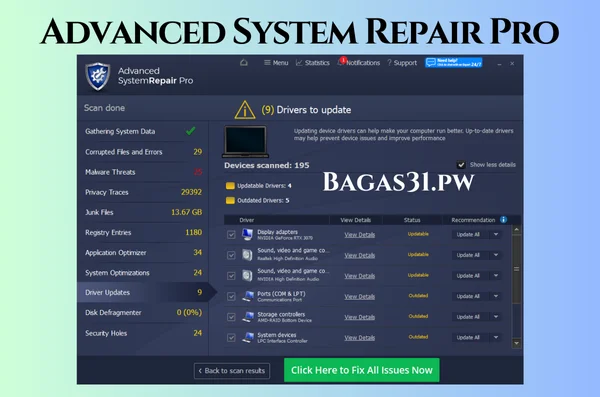 Advanced System Repair Pro Free Download