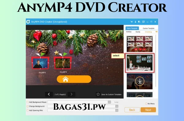AnyMP4 DVD Creator Free Download