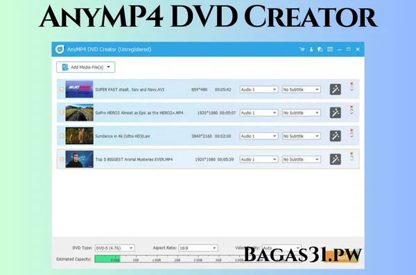 AnyMP4 DVD Creator Full Terbaru