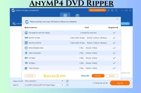 AnyMP4 DVD Ripper Latest Download 2024