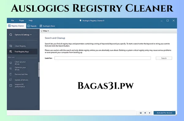 Auslogics Registry Cleaner Full Bagas31