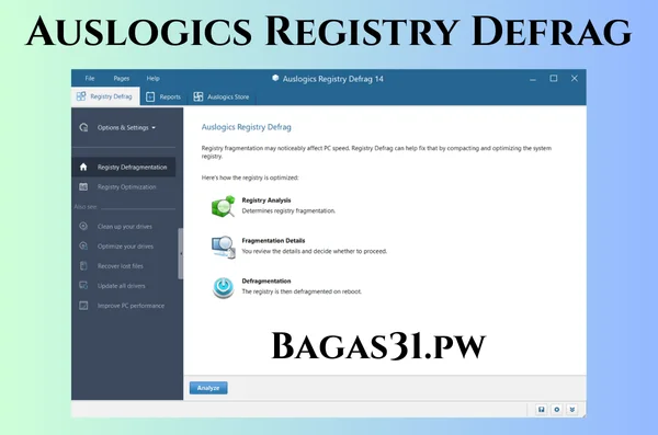 Auslogics Registry Defrag Free Download