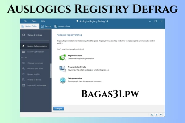 Auslogics Registry Defrag Full Bagas31