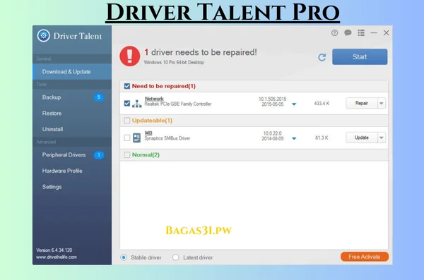 Driver Talent Pro Terbaru Download 2024