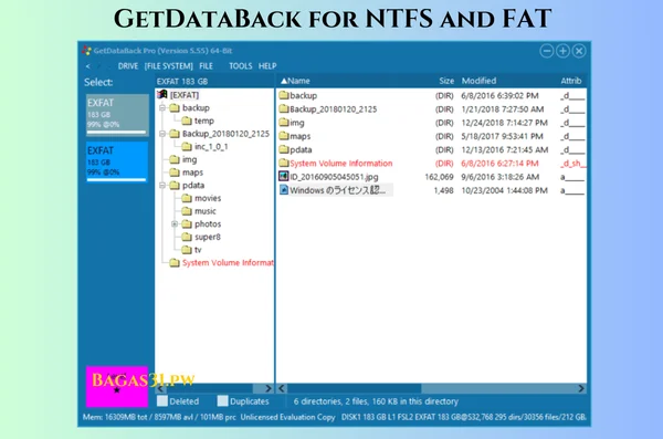 GetDataBack for NTFS and FAT Download 2024