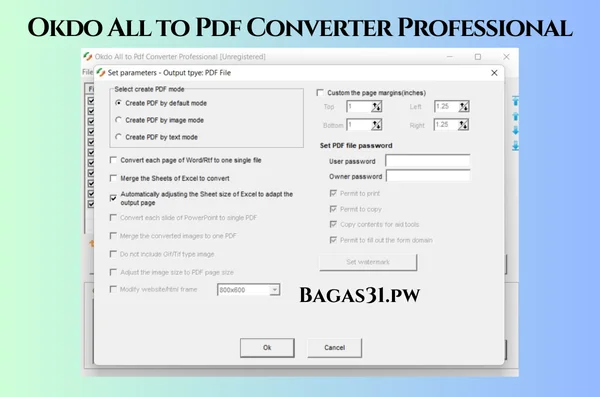 Okdo All to Pdf Converter Free Download