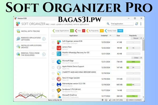 Soft Organizer Pro Full Terbaru