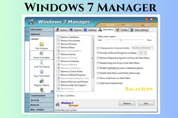 Windows 7 Manager  Download 2024