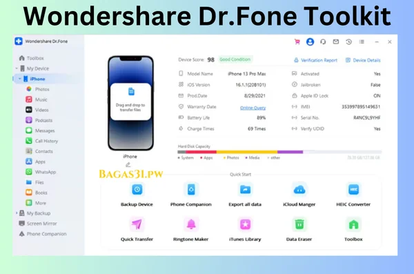 Wondershare Dr.Fone Toolkit Latest Download 2024