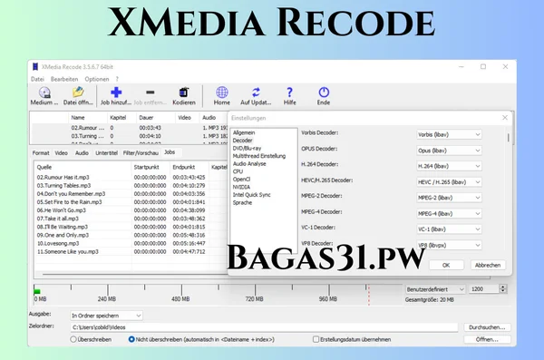 XMedia Recode Free Download