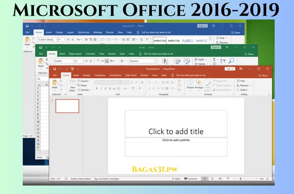 Microsoft Office 2016-2019 Latest Version 2024