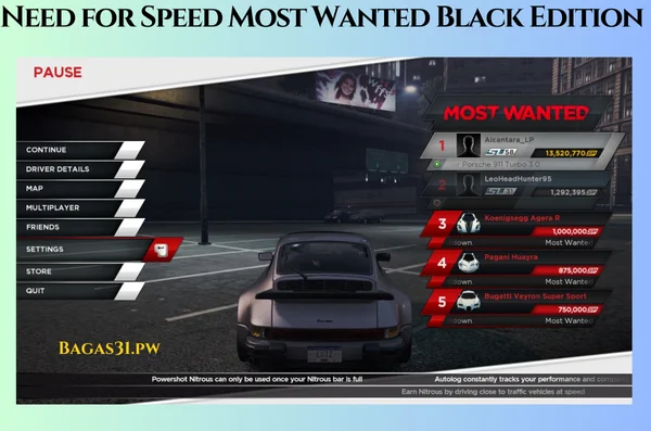 Need for Speed Most Wanted Black Edition Terbaru Version 2024